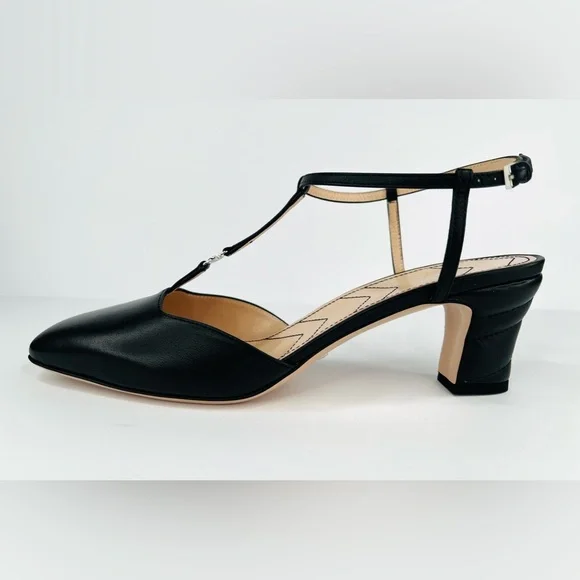 GUCCI WOMEN'S PETITE GG SLINGBACK NAPPA LEATHER CHARLOTTE PUMPS SIZE EU 40 - Picture 11 of 11